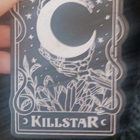 Killstar Graveyard Shift Spider Web Leather Jacket - Picture 6 of 7